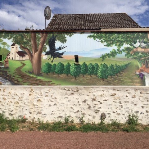 Mur du Clos des Forges Fresque 1 © PAVANT Mur du Clos des Forges Fresque 1 <small>© PAVANT</small>